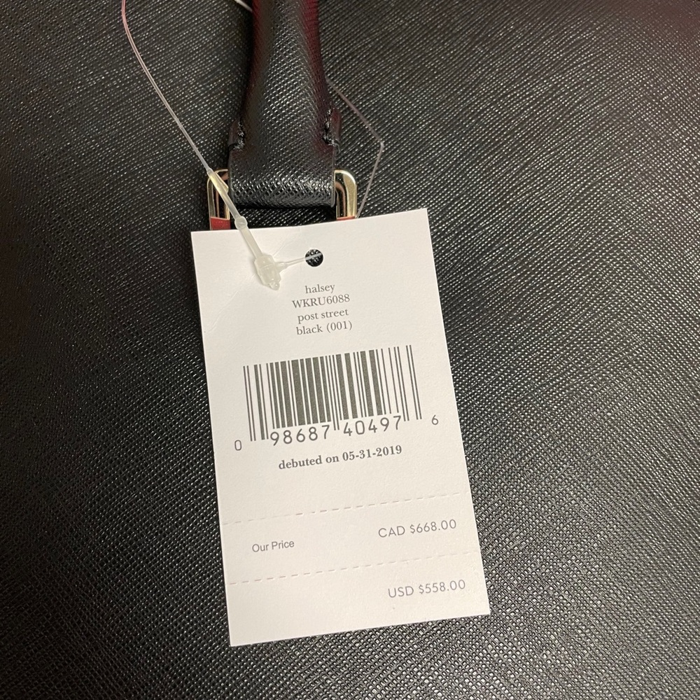 Kate Spade NWT large black purse with  wallet - Picture 11 of 11